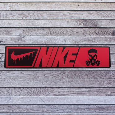 Tablilla Euro Nike Custom, Real G4 Life Boricua Acrylic / Vinyl N/N/G4