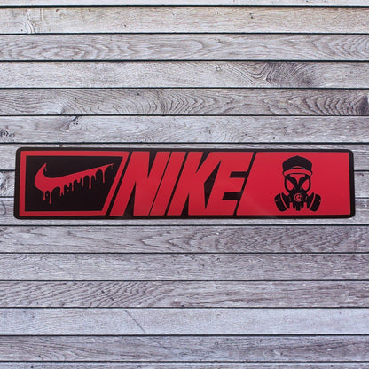 Tablilla Euro Nike Custom, Real G4 Life Boricua Acrylic / Vinyl N/N/G4