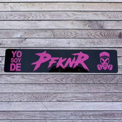 Tablilla Acrilico / Vinyl Euro PFKNR, Boricua , Puerto Rico Real G4