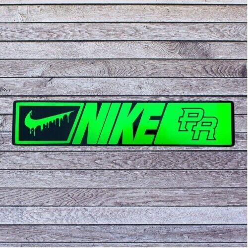 Tablilla Acrilico / Vinyl Euro PR  Nike Custom ,  Boricua , Puerto Rico Style 2