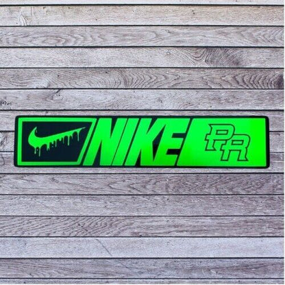 Tablilla Acrilico / Vinyl Euro PR  Nike Custom ,  Boricua , Puerto Rico Style 2