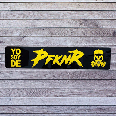 Tablilla Acrilico / Vinyl Euro PFKNR, Boricua , Puerto Rico Real G4