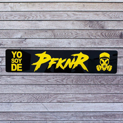 Tablilla Acrilico / Vinyl Euro PFKNR, Boricua , Puerto Rico Real G4