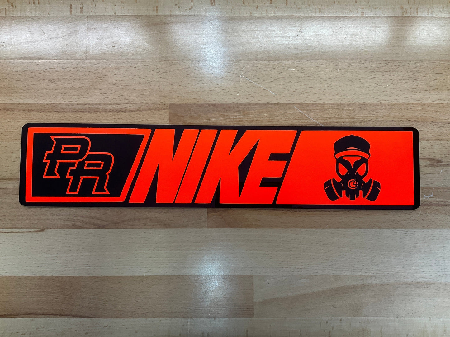 Tablilla Euro Acrilico/Vinyl Nike PR Custom, Real G4 Life Boricua, Puerto Rico