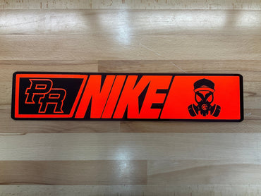 Tablilla Euro Acrilico/Vinyl Nike PR Custom, Real G4 Life Boricua, Puerto Rico