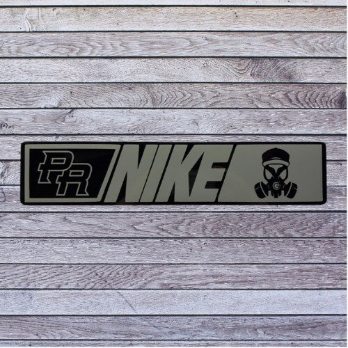 Tablilla Euro Acrilico/Vinyl Nike PR Custom, Real G4 Life Boricua, Puerto Rico