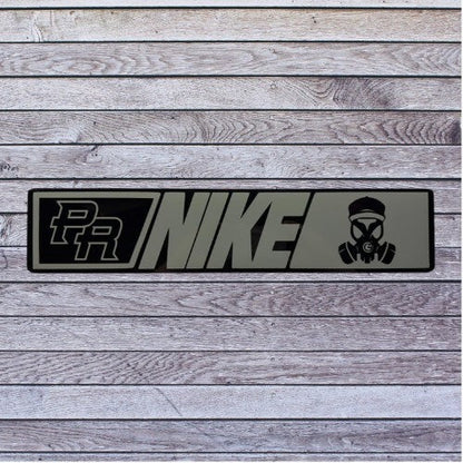 Tablilla Euro Acrilico/Vinyl Nike PR Custom, Real G4 Life Boricua, Puerto Rico