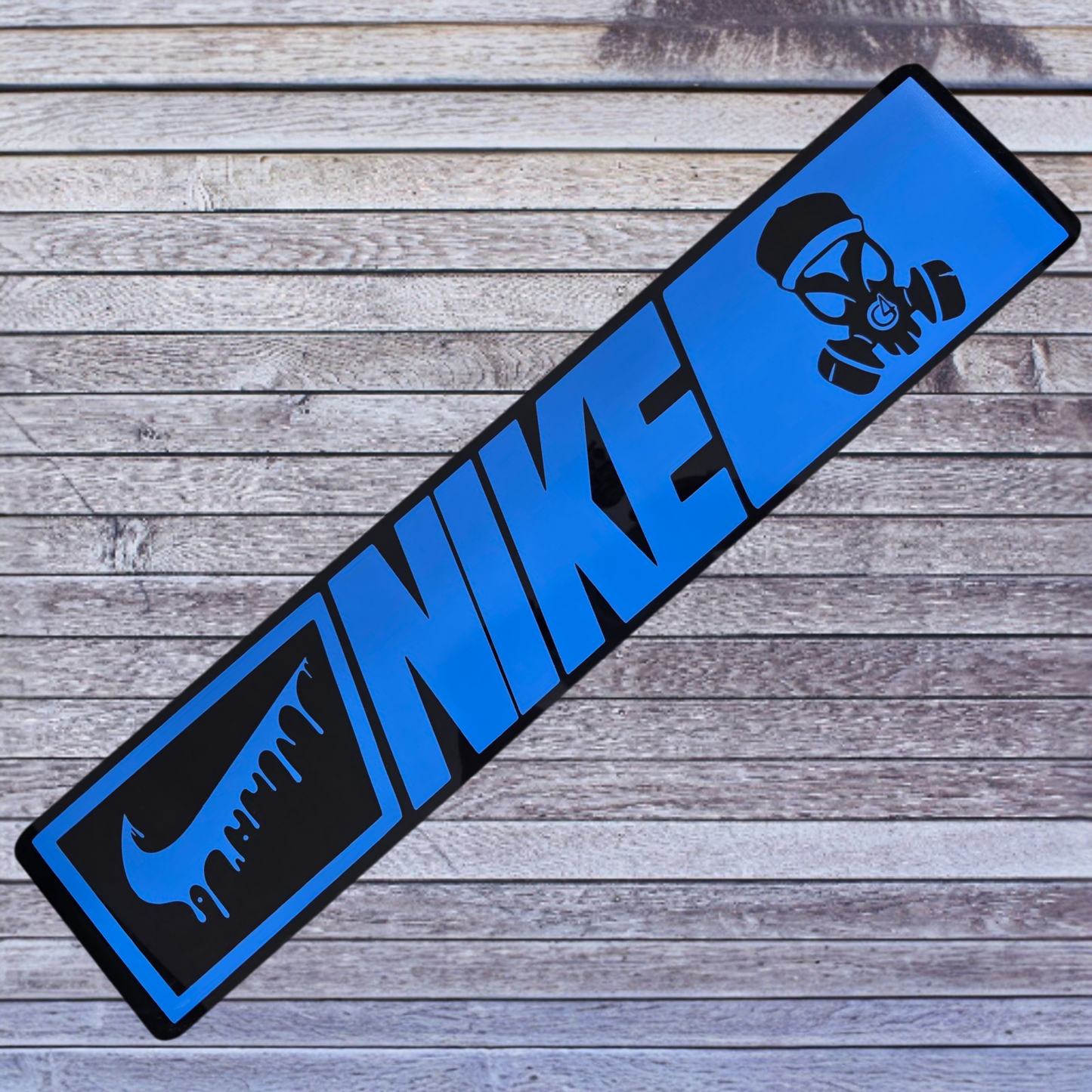 Tablilla Euro Nike Custom, Real G4 Life Boricua Acrylic / Vinyl N/N/G4