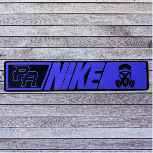 Tablilla Euro Acrilico/Vinyl Nike PR Custom, Real G4 Life Boricua, Puerto Rico