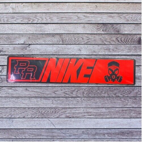 Tablilla Euro Acrilico/Vinyl Nike PR Custom, Real G4 Life Boricua, Puerto Rico