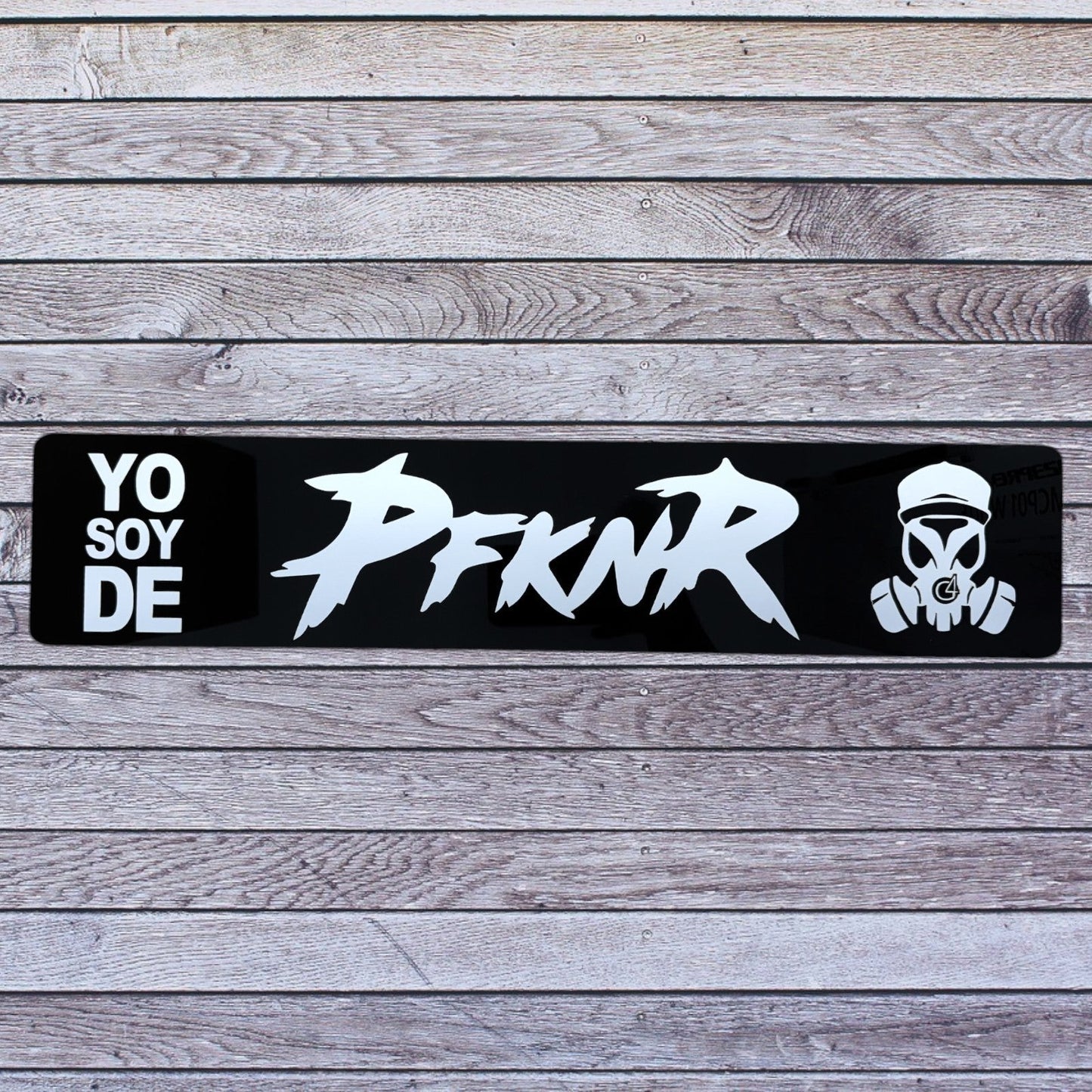 Tablilla Acrilico / Vinyl Euro PFKNR, Boricua , Puerto Rico Real G4