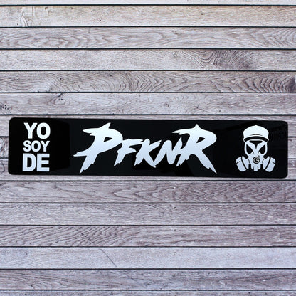 Tablilla Acrilico / Vinyl Euro PFKNR, Boricua , Puerto Rico Real G4