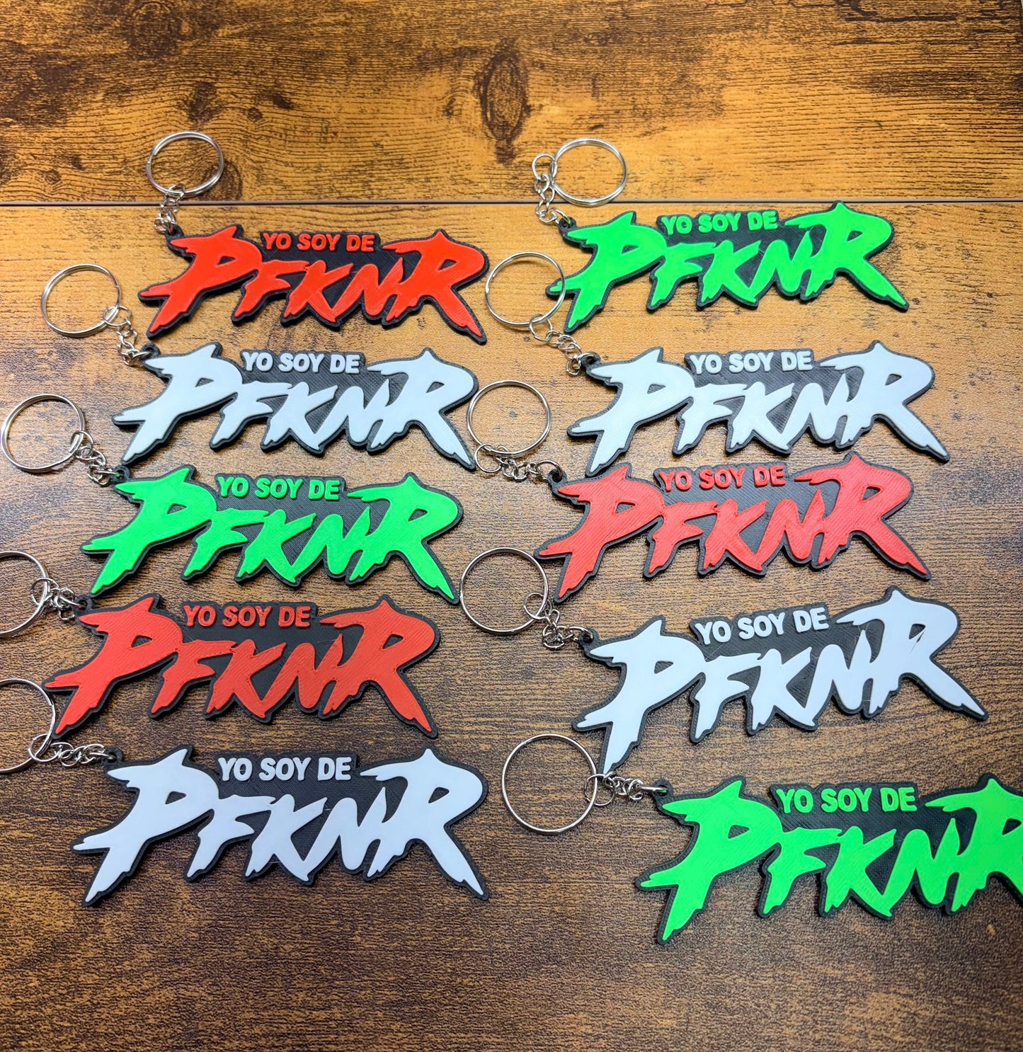Yo soy de PFKNR LLaveros Pack of 12
