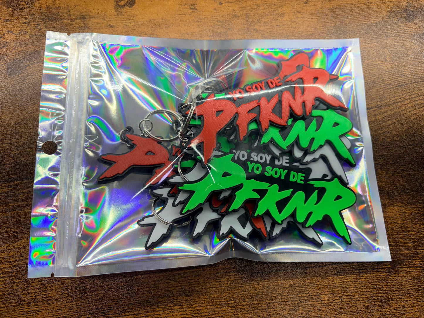 Yo soy de PFKNR LLaveros Pack of 12