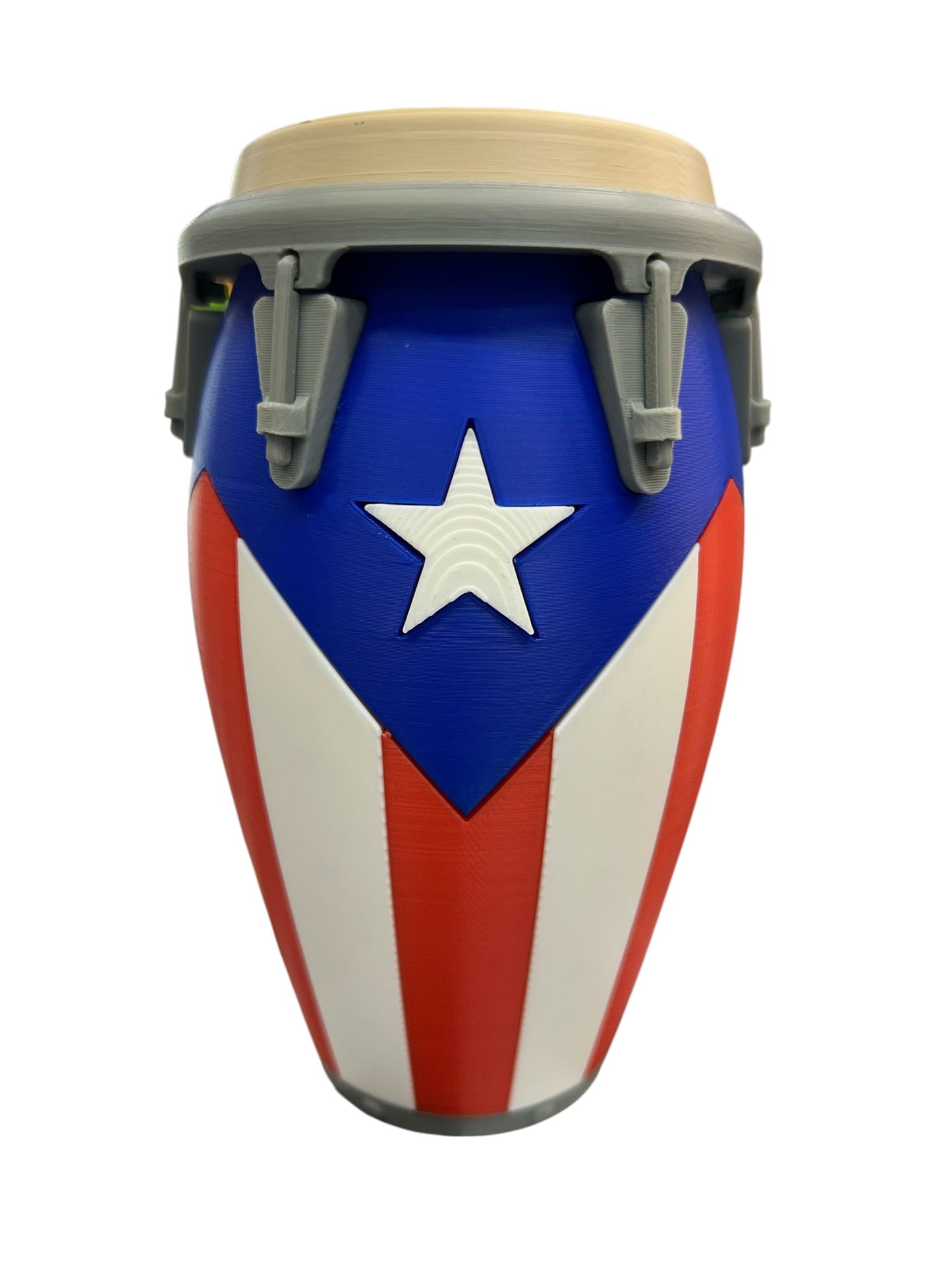 Conga Boricua Printiada en 3D Puerto Rico